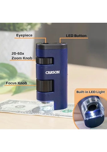 Carson Mm-450 Pocket Micro 20x-60x Cep Mikroskobu