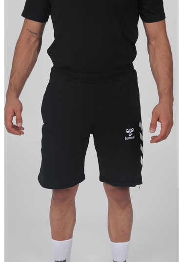 Hummel Armin Pamuklu Cepli Kamp Şortu Siyah