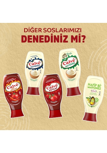 Calve Acılı Ketçap 430 G + Mayonez 380 G