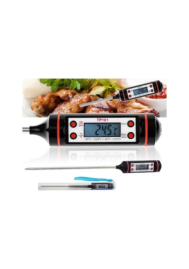 Tp-101 Sıvı Çubuk Termometre Gıda Yiyecek İçecek Sıcaklık Ölçer N11.836