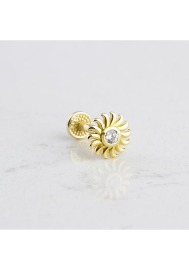 Glorria Altın Güneş Tragus Piercing 67928345