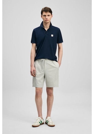 Lufian Carter Smart Erkek Polo T-shirt 111040233 Lacivert