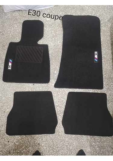 Bmw E30 Coupe Siyah Halı Paspas