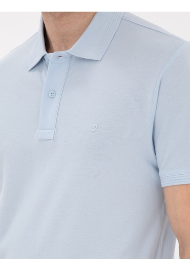 Pierre Cardin Erkek Açık Mavi Tişört Basic 50302561-vr003 Açik Mavi