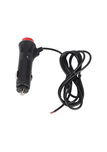 Geeroyoo Araç Sigara Çakmak Plugı 1.5m Kablolu, Anahtar Tuşlu, Kırmızı Led Gösterge, 10a Sigorta İle Aşırı Yük Koruma, 12v/60w