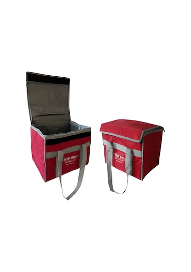 Termbag Katlanabilir 36 Litre Buzluk Termal Termos Çanta Kırmızı