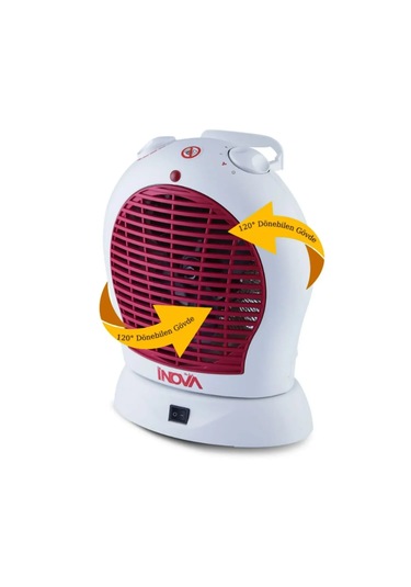 Gust 3 Kademeli Dönerli Turbo Fanlı Isıtıcı 2000 W