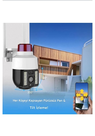 Wifi Ptz Kamera Açık Kamera Akıllı Ev 360 Otomatik İzleme