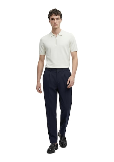 Regular Fit Yüksek Bel Erkek Kumaş Pantolon Gabriel Lacivert