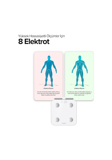 Bester Bs7230 8 Elektrotlu Akıllı Tartı