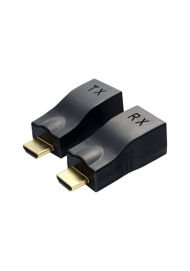 Wozlo 30m Hdmi Rj45 Dönüştürücü Kayıpsız Tek Kablo 4kx2k 1080p Hdcp Cat5e/cat6 Hdmi Extender Uzatıcı
