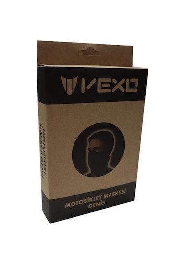 Vexo Neopren Yüz Maskesi Kısa Model Siyah