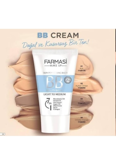 Farmasi Açıktan Ortaya 02 BB Krem 50 ML