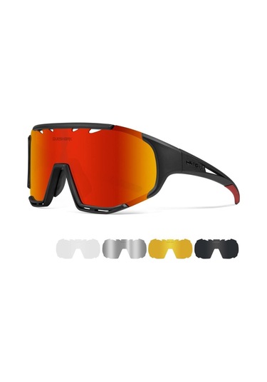 Queshark Polarize Anti-Uv Outdoor 5 Lens Ultra Hafif Spor Gözlük
