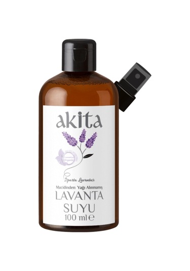 Akita Doğal Aloe Vera Cam Şişe Lavanta Suyu 100 ML