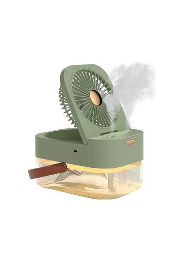 Funtree Treasure Masaüstü Fan Gece Lambası 4000mah Aroma Terapi Nemlendirici Beyaz/yeşil