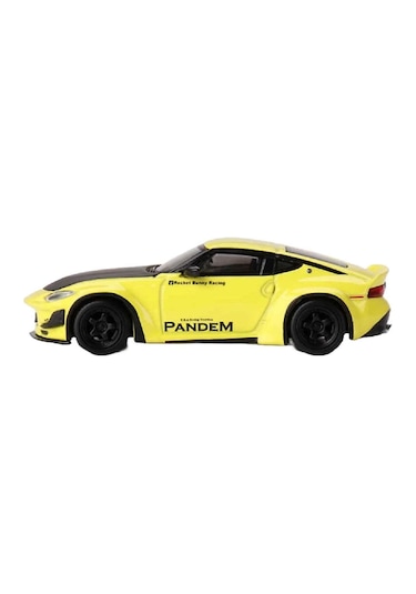 1:64 Diecast Nissan Z Pandem Ikazuchi Yellow Mini Gt Model Araba