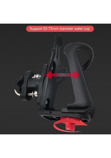 Siyah Bisiklet Su Şişesi Tutucu Motosiklet Bardak Tutucu Kararlı Kaymaz Koruma Geniş Uygulama Kolay Kurulum Su Şişesi Braketi Siyah