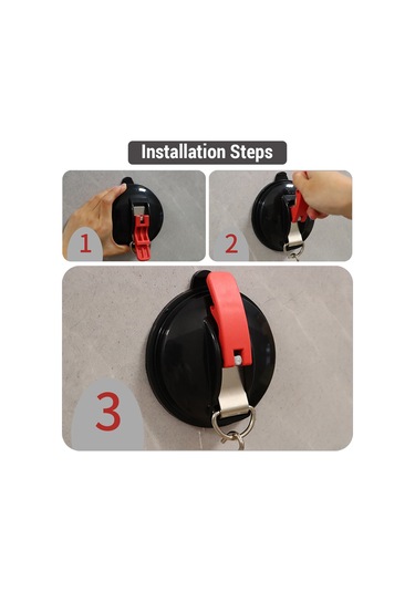 Vkemall Araç Kampı, Çadır, Tenteçin Sabitleyici - Evcil Hayvan Yıkama, Oyun Için Vakumlu Suction Cup Kancalar Çok Renkli