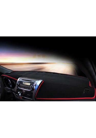 Sones Koyu Mat Araba Dashboard Kapak Araba Işıklı Çerçeve Gösterge Paneli Trumpchi İçin Güneş Koruyucu Araba Paspasları Kırmızı