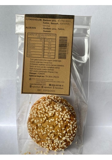 Hamm-Hum Vegan Tahinli Kurabiye 60 G
