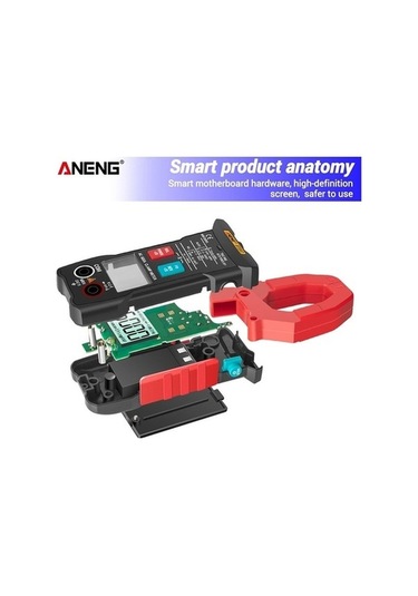 Moly Aneng St207 Dijital Profesyonel Bluetooth Pen Metre, 6000 Sayım Dc/ac True Rms Multimeter Korumalı