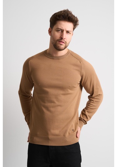 Alexandergardı Bisiklet Yaka Basic Triko Kazak Kahverengi