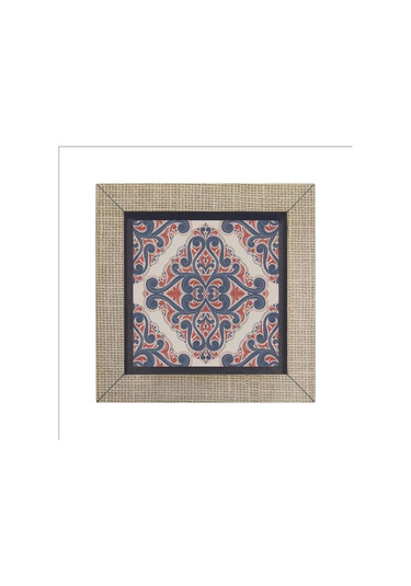 İtalyan Çini Deseni Baskılı Mdf Magnet 7x7 263