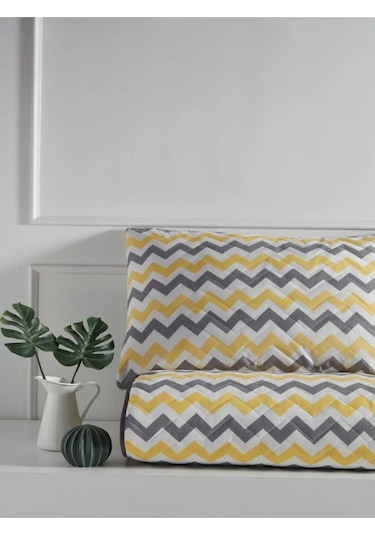 Suvay Kapitoneli Tek Kişilik Yatak Örtüsü Çift Taraflı Renkli Genç Ve Çocuk Odası Kapitone Yatak Örtüsü Sarı