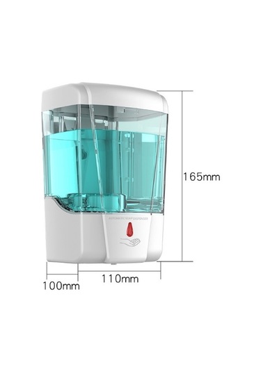 Lichen Duvara Monte Sabunluk, Sensörlü Büyük Kapasiteli Otomatik Beyaz