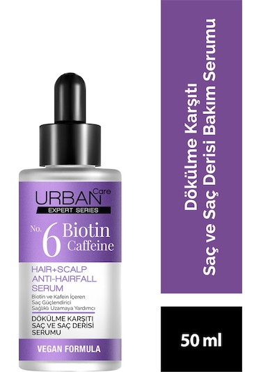 Urban Care Expert No.6 Biotin Caffeine Dökülme Karşıtı Saç Bakım Serumu-50 Ml-vegan