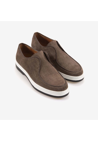 Mocassini Gold Erkek Spor & Sneaker Ayakkabı 7300-9 Mouse Suet