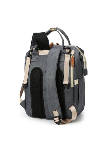 Novahub Moveevo Hafif Anne Çantası, Askılı Bebek Arabası, Çok Fonksiyonlu Kuru/ıslak Bölme Sırt Çantası Gri