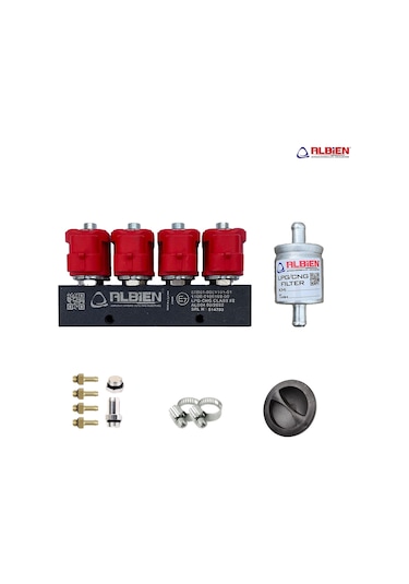 Albien Atiker Uyumlu Lpg Enjektör - 4 Silindir 3 Ohm
