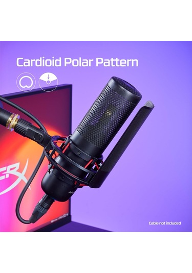 Hyperx Procast Large Diaphragm Condenser Mic Siyah