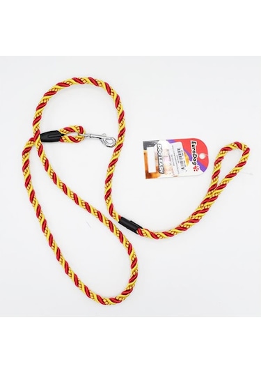Eurodog Köpek Uzatma 8mmx120cm Sarı Kırmızı Sarı