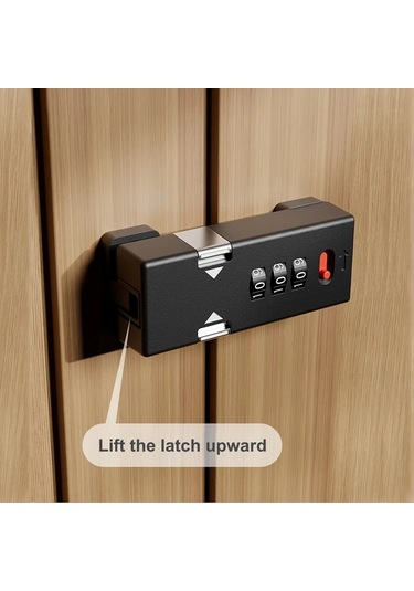 Willowhaven Silvery 3 Haneli Kombinasyonlu Ayarlanabilir Kilit Ve Sürgü Anahtarsız Giriş Garaj Dolap