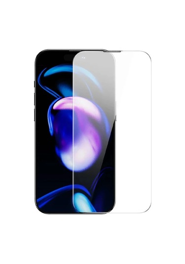 Baseus iPhone Uyumlu 15 Plus Schott Serisi Şeffaf Silikon Kılıf + Tempered Ekran Koruyucu Set- 5775