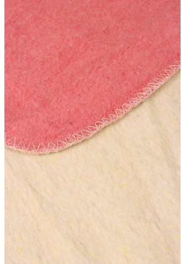 Yeşilhome Çift Kişilik Pamuk Battaniye, Çift Taraflı Battaniye Pembe-krem Pembe