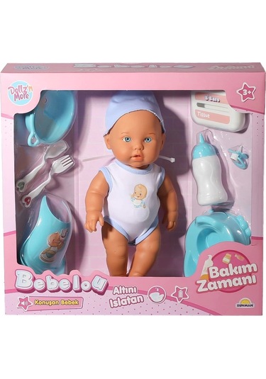3529 Bebelou Bakım Zamanı 4 Sesli Konuşan Bebek -sunman