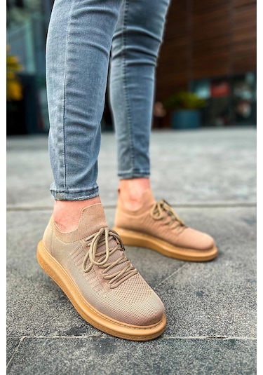 Ch307 - Rt Tricot Erkek Ayakkabı Taba Çok Renkli