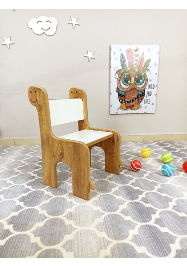 Miracle 3d Sırt Dayamalı Çocuk Sandalyesi Dinazor Figürlü 1668978069 Atlantik Çam