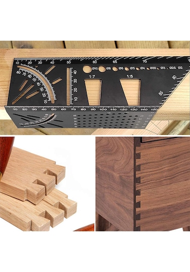 Alüminyum Benan Tools Bnn5082 3d Açılı İşaretleme Gönyesi 150 Mm.