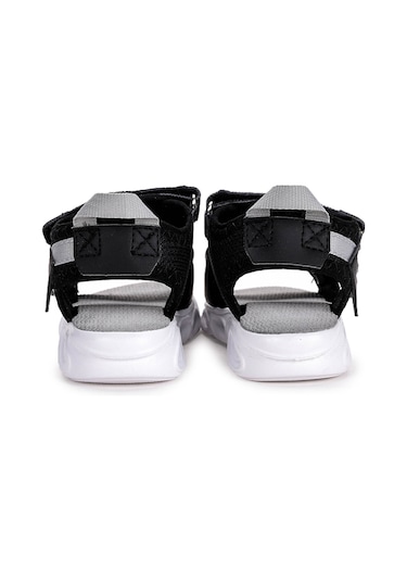 Kiko Kids 100 Işıklı Kız/Erkek Çocuk Cırtlı Sandalet Ayakkabı 100