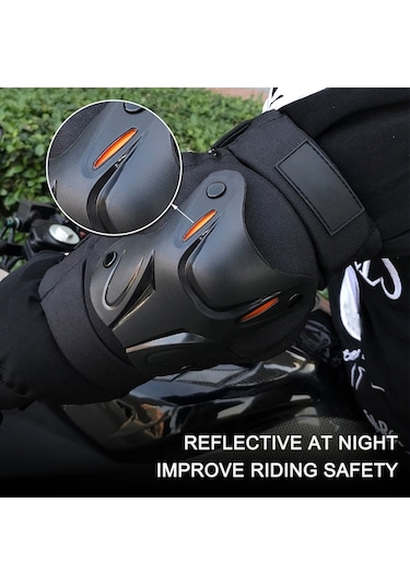 Hallow Mp10344 Motosiklet Dizlik Seti Siyah 2 Parça Pm Siyah