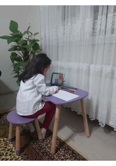 Na Neşeli Ahşap Ahşap Çocuk Taburesi. Çocuk Sandalyesi. Çalışma Masası .renkli Çocuk Odası Sehpa Çiçeklik Ev Dekoru Fuşya