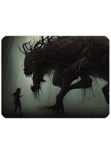 İlyuka 40x30cm Gaming Oyuncu Mousepad Spooky Beast Mp264030
