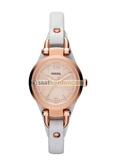Fossil Es3265 Uyumlu Beyaz Deri Kordon