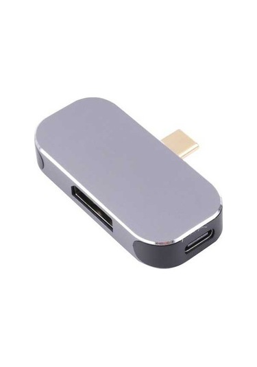 Ebitda Erkek Çift Tip-c + Dp Kadın Hızlı Şarj Veri Adaptörü, 100w, 4k 60hz, Taşınabilir, Mac/win/android Uygun