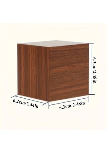 Dashanshop Ahşap 1 Adet Mini Dijital Sesle Çalışan Masa Alarm Saati 3 Alarm Ayarı Işık Usb Aaa Ahşap Rengi
